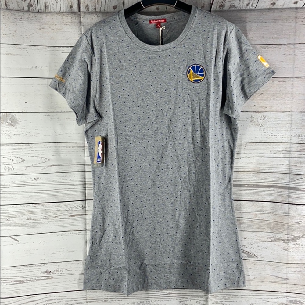 Mitchell and Ness Womens NBA Golden State Warriors T-shirt Dress